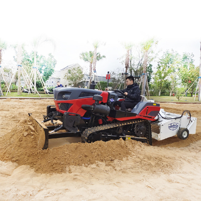 Βιομηχανικό Handsome 1000 Drive-on Beach Cleaner Machine Σιδηροδρομικό σχεδιασμό για τρακτέρ 60HP