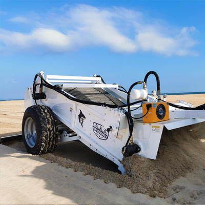 70HP Τρακτόρα Εγκατάσταση 1400mm Ατσάλινη Σκηνή Beach Cleaner για το καθαρισμό άμμου