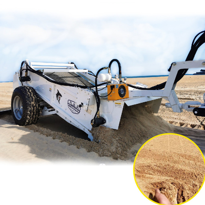 1400 70HP Handsome Tractor Attachment Steel Beach Cleaner Μηχανή καθαρισμού για τη διαδικασία καθαρισμού